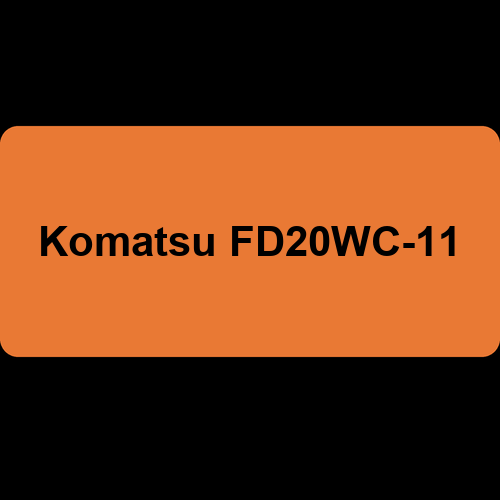 Komatsu FD20WC-11